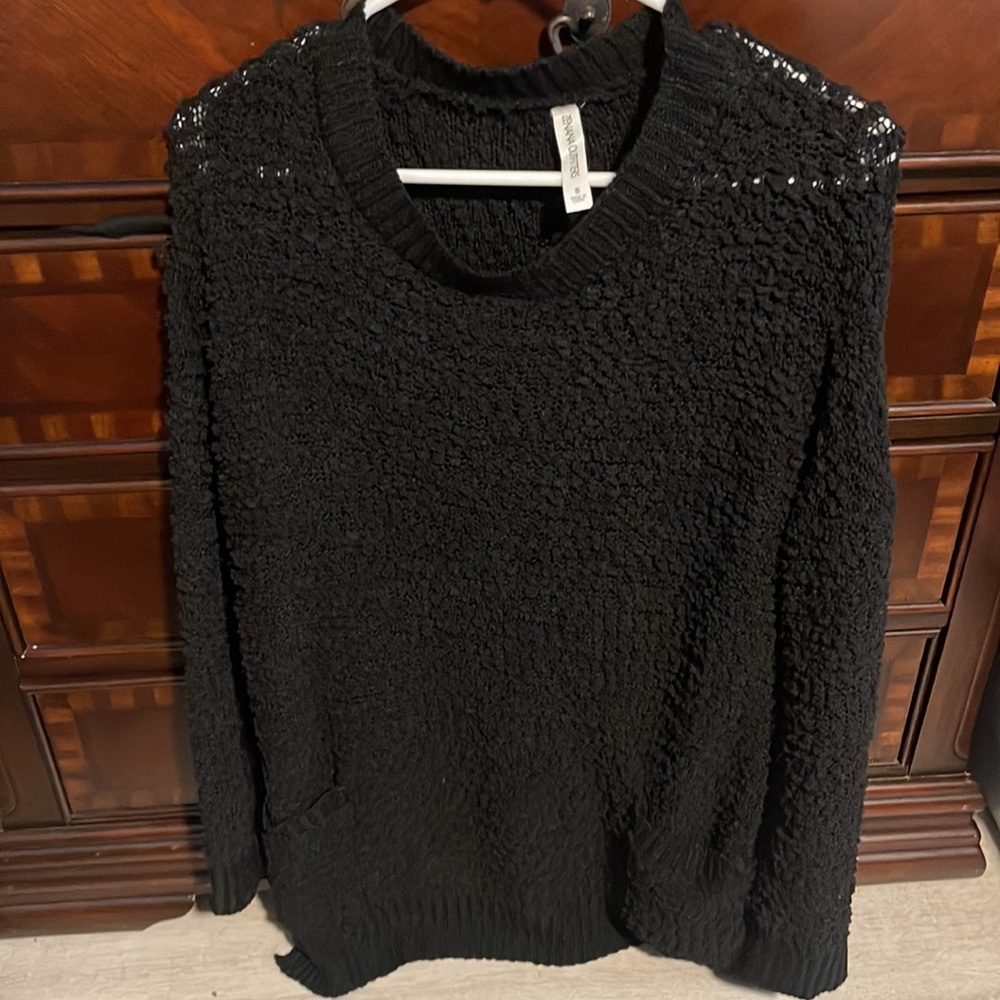 Black Popcorn style Dress size small